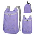 thumbnail image 4 of 12L Mountaineering Backpack Waterproof Ultralight Storage Knapsack Foldable Lightweight Zippers Rucksack Travel Trip Bag (Purple), 4 of 12