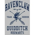 thumbnail image 2 of Women's Harry Potter Ravenclaw Quidditch Seeker  Graphic Tee Athletic Heather Medium, 2 of 4