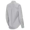 thumbnail image 3 of Women's Antigua Gray Inter Miami CF Porter Woven Tri-Blend Long Sleeve Button-Up Shirt, 3 of 3