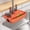 W, variant on High Absorbency Kitchen Sink Faucet Splash Guard Drain Rack - Quick-Drying Countertop Organizer, Stylish Sponge & Rag Holder