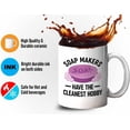 thumbnail image 4 of Soap Maker Mug White 11oz - Cleanest Hobby - Soap Maker Soap Making Handmade DIY Fragrance Soap Bar, 4 of 7