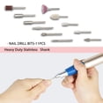 thumbnail image 3 of Electric Nail Drill 25000RPM, Professional Nail Drill Kit For Acrylic, Gel Nails, Manicure Pedicure Polishing with 11Pcs Nail Drill Bits and Sanding Bands, BEquipment for Home and Salon, 3 of 4