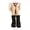 Black, variant on Fuzzy Bear Slipper Socks Thick Plush Cute Animal Socks with Bear Ears Fluffy Winter Anti-Slip Floor Socks for Home Bedroom Living Room