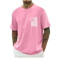thumbnail image 1 of Tops para hombre, blusas y camisas de cuello redondo y manga corta para hombre, blusas casuales de cuello redondo con estampado de moda para hombre, blusas de cuello redondo y manga corta, camisas par, 1 of 5