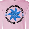 thumbnail image 4 of Inktastic Child Abuse Awareness Save a Child and Speak Up Long Sleeve T-Shirt, 4 of 5