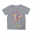 thumbnail image 4 of Kids Girl Boy Butterfly Graphic Loose Fit Tops Crew Neck Blouses for Kid Short Sleeve Casual Summer Fall Shirts 2026 Clothing 12 Years, 4 of 4