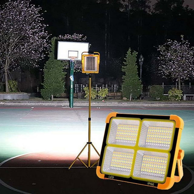 Fiudx Lámpara Solar, Luz Portátil para Exterior, Linterna Solar Recargable, Luz de Camping P65 Impermeable, Ideal Senderismo Nocturno, Solución Ecológica, Brillo Led de Larga Duración.
