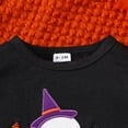 thumbnail image 5 of Baby Long Sleeve Cute Print Jumpsuit Ruffled Romper Halloween Cosplay Girl Halloween Outfit Size 3-18 Months, 5 of 8