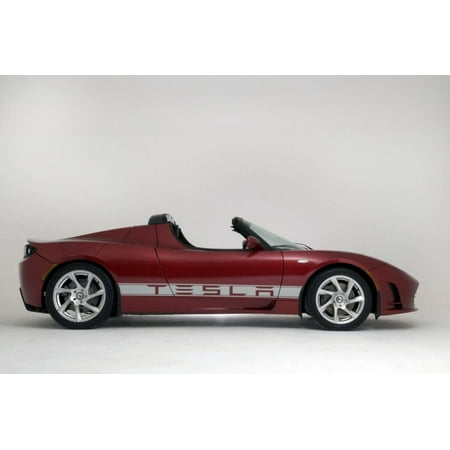 2010 Tesla Roadster Print Wall Art