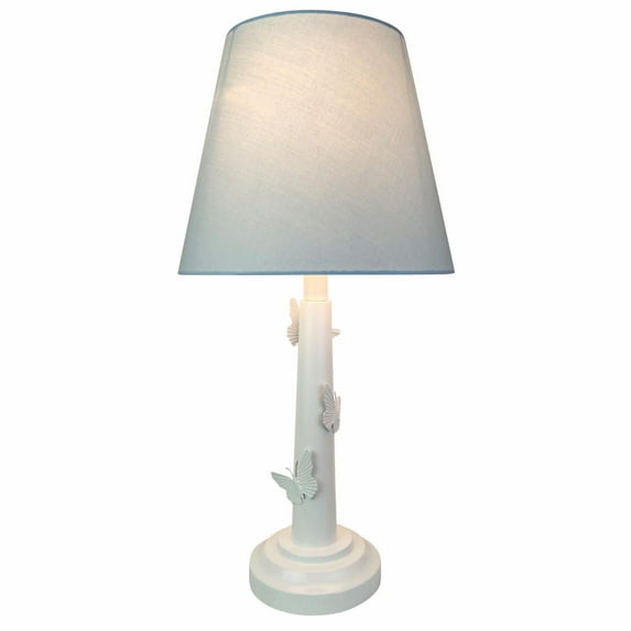 Creative Motion Summerlin 22 In Butterfly Polyresin Table Lamp with Hardback Shade
