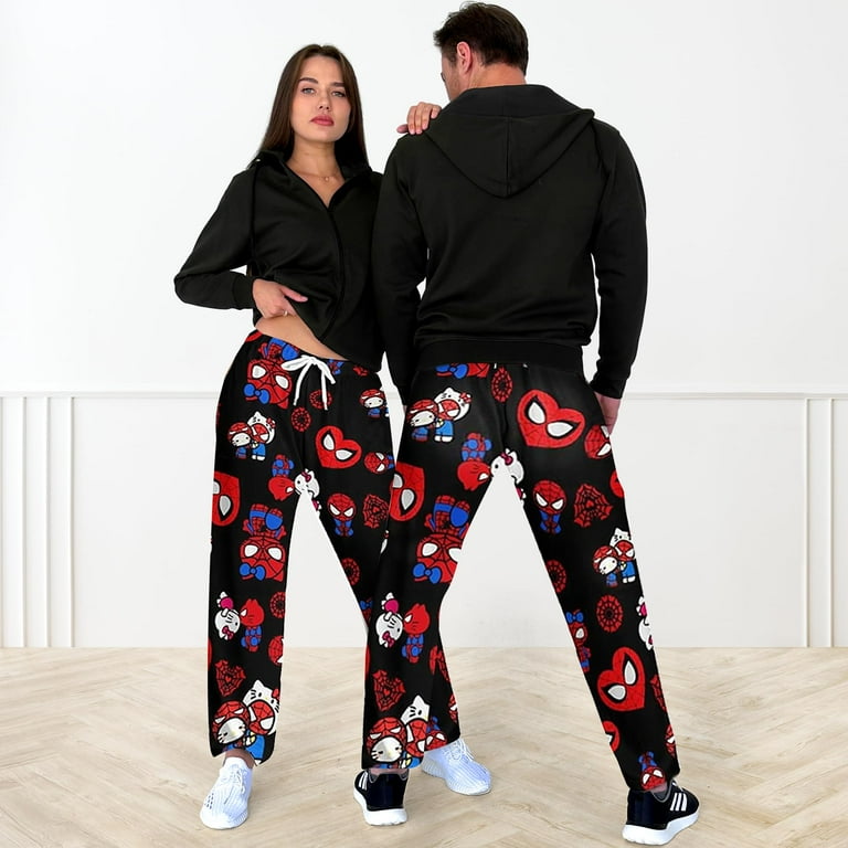 Hello kitty pajama pants spiderman sale