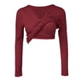 thumbnail image 3 of EDFBUYKRS Womens Plus Size Tops Tunic Long Sleeve Crew Neck Shirts Casual Soft Blouse L, 3 of 5