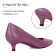 thumbnail image 5 of CHICVOMEY Comfortable Women Kitten Heel Pumps with Arch Support Lightweight and Non-Slip Fashion & Versatile Suitable for Work and Party, 5 of 8