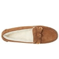 thumbnail image 3 of Cole Haan Women's Evelyn Bow Driver Loafer, Golden Toffee Suede/Faux Fur, 9, 3 of 7