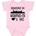 thumbnail image 3 of Inktastic Memphis Tennessee Someone Loves Me Skyline Boys or Girls Baby Bodysuit, 3 of 5