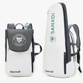 thumbnail image 2 of Holds 3 Rackets Tennis Backpack Large Capacity Badminton Rackets Bag Waterproof for Tennis/Pickleball/Badminton/Squash Sports, 2 of 5