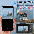 thumbnail image 2 of Ourlife 5K Digital Camera with Auto Focus, 3" 180° Flip Screen, 18X Zoom, WiFi Vlogging Camera for YouTube, Black, 2 of 9
