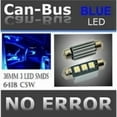 thumbnail image 6 of ICBEAMER FESTOON 36 mm 3 LED BLUE COLOR License Plate or Interior Doom Light, 6 of 7