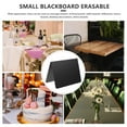 thumbnail image 5 of NICEXMAS 1 Set Mini Tabletop Chalkboard Sign Black Plastic Cloth Price Label Memo Board for Parties Restaurants, 5 of 8