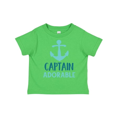 

Inktastic Captain Adorable Boat Anchor Sailor Sailing Gift Toddler Boy Girl T-Shirt