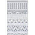 thumbnail image 2 of SAFAVIEH Machine Washable Rug Indoor/Outdoor Bermuda Collection - Bermuda Jacinth Geometric Machine Washable Indoor/Outdoor Area Rug, Cream/Navy, 4' x 6', 2 of 12