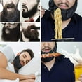 thumbnail image 6 of Beard Cover Adjustable Waterproof Black Beard Guard with Ear Straps for Restaurant, 6 of 7