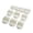 white, variant on Hair Clipper Guard Set Universal Snap-On Guide Combs for Hair Clippers Durable ABS Plastic with Stainless Steel Clips Multiple Sizes for Precise Cutting