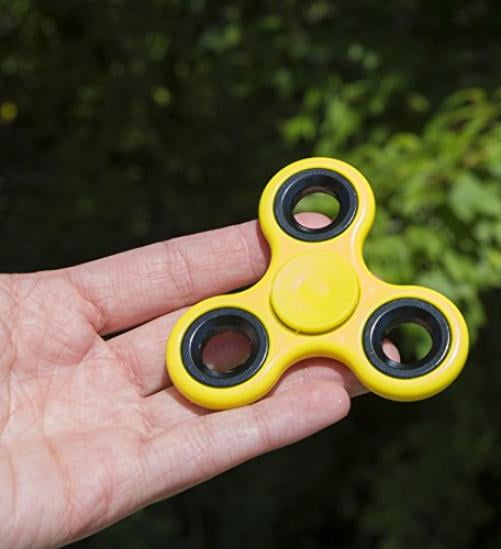 Stress Relief Hand Spinner and Spinning Fidget-Yellow 