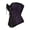 Purple, variant on Women Gothic Pattern Party Clubwear Corset Bustiers Beige 6XL