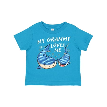

Inktastic My Grammy Loves Me- Whale Shark Gift Toddler Boy or Toddler Girl T-Shirt