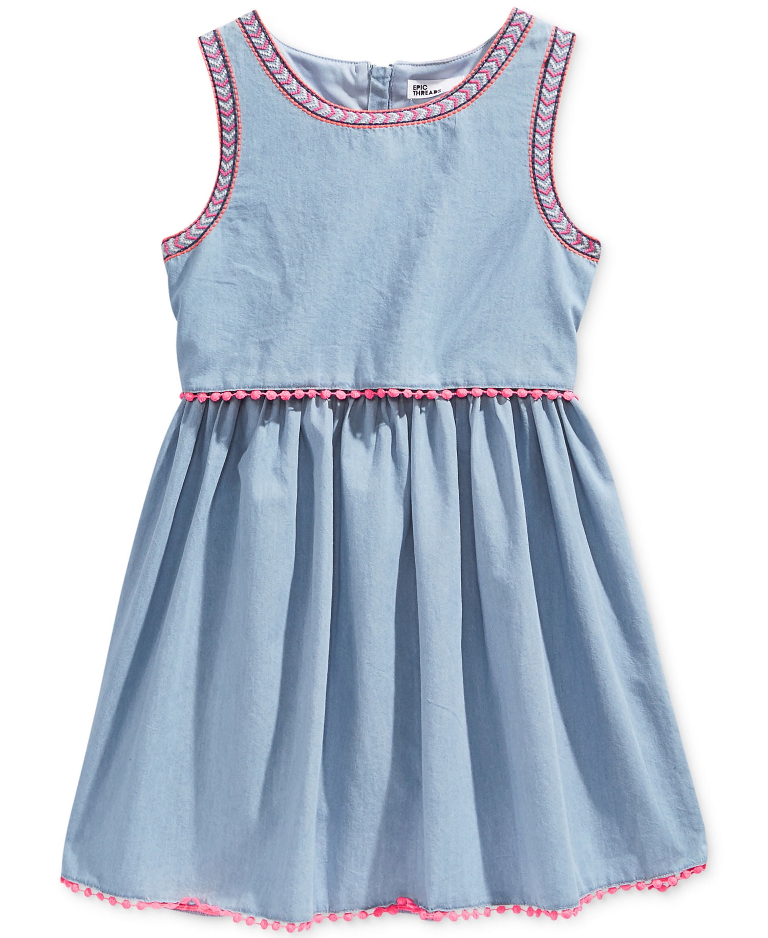 walmart light blue dress
