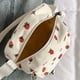 thumbnail image 4 of Lindo Bolso Hombro Fresa Cruzado Pana para Mujer () Blanco, 4 of 9
