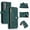 Green, variant on For Samsung Galaxy S23+ 5G Dream 9-Card Wallet Zipper Bag Leather Phone Case For Samsung Galaxy S23+ 5G