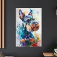 thumbnail image 4 of Standard Schnauzer Dog Poster Wall Art for Bedroom Living Room Funny Graffiti Dog Picture Cool Dog Decor Wall Art, 4 of 6
