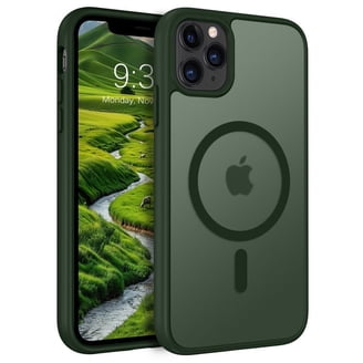 Meifigno Magic Magnetic Cover Compatibile con iPhone 15 Pro, [Militare Testato & Compatibile con Magsafe] Opaco Traslucido Cover per iPhone 15 Pro 6,1 pollici, Blu