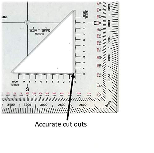 military protractor for land navigation walmart com