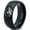 Black Dome Polish Tungsten, variant on Tungsten Unicorn Pegasus Horse Creature Band Ring 8mm Men Women Comfort Fit Black Dome Brushed Polished