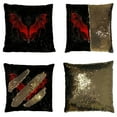 thumbnail image 1 of EREHome Red dragon wings Pillow Case Home Decor Cushion Cover 18x18 Inch, 1 of 2