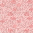thumbnail image 1 of Ahgly Company Machine Washable Indoor Square Transitional Pastel Red Pink Area Rugs, 5' Square, 1 of 7