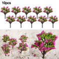 thumbnail image 4 of 10Pcs Miniature Flower Tree Garden Plant Scenery Model Dollhouse Decor 1:100 6cm, 4 of 10