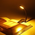 thumbnail image 4 of Lámpara de lectura, luz de lectura LED, lámpara de clip recargable por USB, cuello flexible de 360°, mini luz nocturna para leer en la cama, niño, Kindle, viajes, camping Rojo Verde, 4 of 4