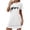 White, variant on HomeGardon Women's Sleepwear Nightgowns for Women,Women's Oversized Short Nightgown Printed Round Neck and Short Sleeves dress,S-XXL