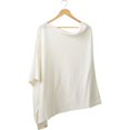 thumbnail image 1 of Poncho de Coton Uni Rose & Ivoire - Taille Unique, 1 of 1