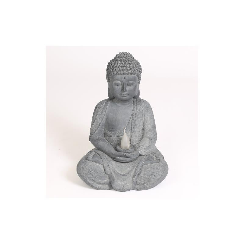 Luxen Home Meditating Buddha Gray Mgo Garden Statue With Solar Light Com - Meditating Buddha Garden Statue With Solar Light Luxen Home Meditating Buddha Gray Mgo Garden Statue With Solar Light Com - Meditating Buddha Garden Statue With Solar Light