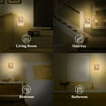 thumbnail image 6 of WOBOGO Red Rose Cat Night Light Lamp Set of 2 with Smart Sensor Dusk to Dawn Sensor 0.6W Plug-in, 6 of 7