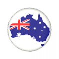 thumbnail image 3 of Australia Flag Map Spare Wheel Tire Cover Australian Patriotic For RV SUV Trailer Vehicle Accessories 14-17, 3 of 5