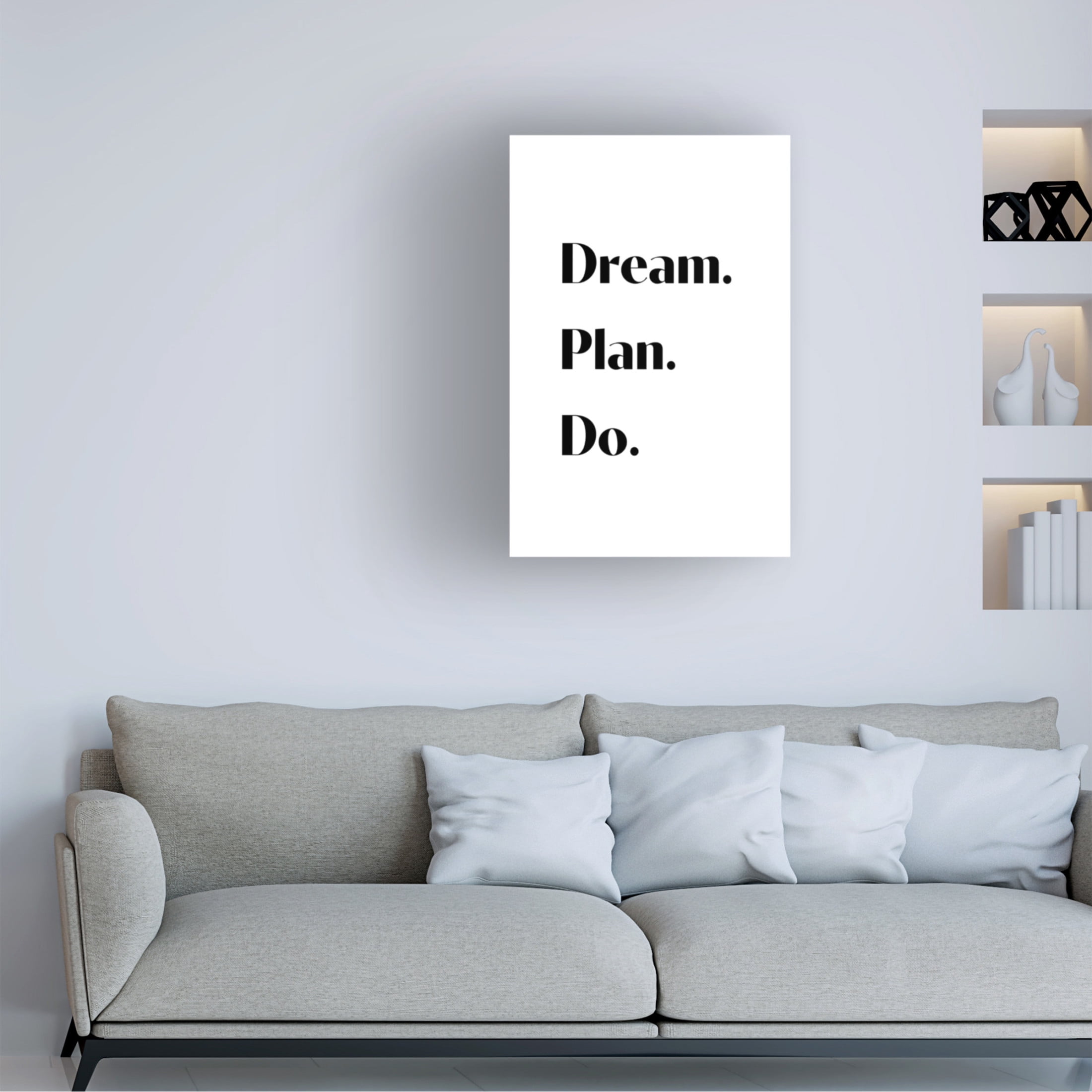 Trademark Fine Art Pictufy Studio II Dream Plan Do Canvas Wall Art