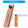 thumbnail image 3 of Multi Angled Marking Ruler Adjustable Positioning Scribing Protractor Tool Foldable Depth Measuring Ruler Woodworking, 3 of 8