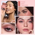 thumbnail image 3 of QIBEST-paleta de sombra de ojos mate para mujer, maquillaje nacarado brillante, resaltador de rubor facial multifuncional, Cosméticos femeninos, 3 of 5
