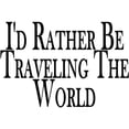 thumbnail image 2 of CafePress - Rather Travel The World Stainless Steel Travel Mug - Insulated Stainless Steel Travel Tumbler 20 oz., 2 of 3